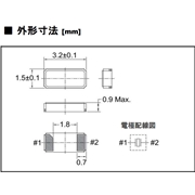 西鐵城晶振,石英晶體諧振器,CM315H晶振,無(wú)源SMD晶振
