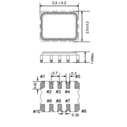 愛普生晶振,TG-3541CEA晶振,有源十腳晶振