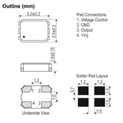 IQD晶振,CFPV-115晶振,10.0MHz-CFPV-115晶振